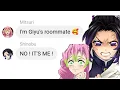 Hashiras and uppermoons as roommates Demon slayer