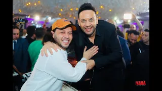 لقاء العالمية مصطفي قمر ومحمد عبدالسلام في فرح ابن احمد شيبة دندنها