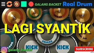 lagi syantik siti badriah real drum cover by galang backet