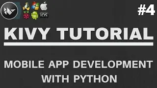 Kivy Tutorial - The kv Design Language kv file tutorial