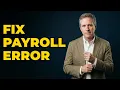 How Do I Contact Payroll About A Paycheck Error