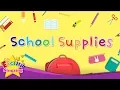 School Supplies Kids Vocab What s in My Bag Pencil Eraser Ruler