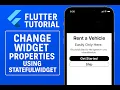 Flutter Tutorial 31 Change Widget Properties Using Stateful Widget