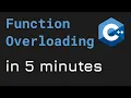 Function overloading in C programming Hindi