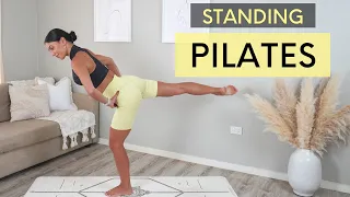 30 MIN STANDING PILATES Full Body Workout No Equipment