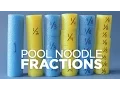 Fun Fractions Lesson with Pool Noodles