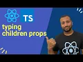 React-TypeScript Bangla Tutorial 6 typing children props