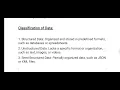 biostatistics module 1 topic 2 Data - definition types classification and