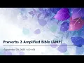 Proverbs 3 Amplified Bible AMP