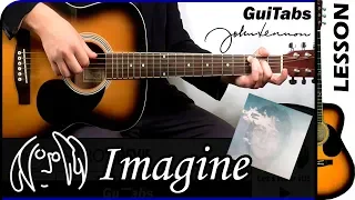 Download How to play IMAGINE ✌ - John Lennon 👓 / GUITAR Lesson 🎸 / GuiTabs N°157 MP3