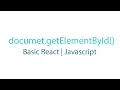 1 - Javascript document getElementById