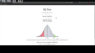 TAS Mensa Norway Online IQ Test Max Score Speedrun 00 09 042