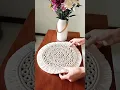 Macrame table mat new design idea