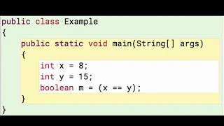 Java Booleans 5 Equal-Equal result is false