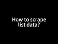 How to scrape list data Tapicker