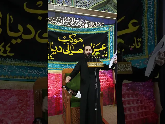⁣في حضرة الكاظمين موكب أهالي محافظة ديالى يحيي العزاء بذكرى استشهاد الإمام محمد بن علي الجواد (ع)