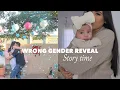 Wrong GENDER reveal story time GRWM