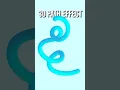 3D path effect in Illustrator
