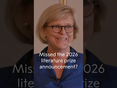 The 2026 literature prize: Did you miss the announcement? #nobelprize
