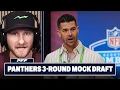 Carolina Panthers 3-Round Mock Draft PFF NFL Show