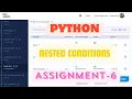 ASSIGNMENT-6 Nested Conditions Nxtwave