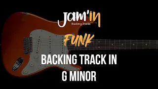 funk guitar backing track in g minor
