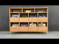 Custom Order Our 8-Drawer Vinyl Record Storage Cabinet With Receiver Bays