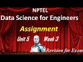 2022 NPTEL Data Science for Engineers Unit 5 Week 3 Assignment 1 2022