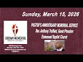 Pastor s Anniversary Memorial Service Rev Anthony L Trufant Sunday March 15 2026
