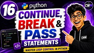 16 Python Loop Control Statements Break Continue Pass