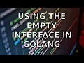 Generics Part 2 Using the empty Interface in Golang