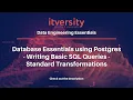 Database Essentials using Postgres - Writing Basic SQL Queries