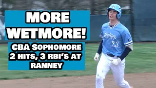 CBA 6 Ranney 3 HS Baseball Ryan Wetmore 2 hits 3 RBI s
