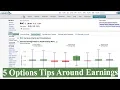 5 Options Tips Around Earnings - Market Chameleon Webinar