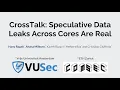 CrossTalk Speculative Data Leaks Across Cores Are Real