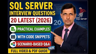 Top 20 SQL Server Interview Questions Answers 2026 Real-Time Examples