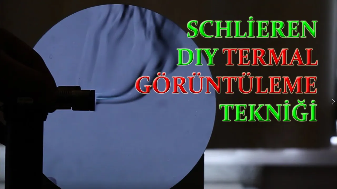 DIY Termal Kamera / Schlieren Tekniği