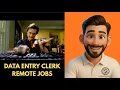 Data Entry Clerk Remote Jobs
