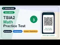 Full-Length TSIA2 Math Practice Test 3 20 Questions with Answers Explanations