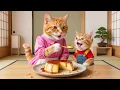 From Sweet Love to Sweeter Smiles Mama Cat Makes Caramel Cake for Her Kitten