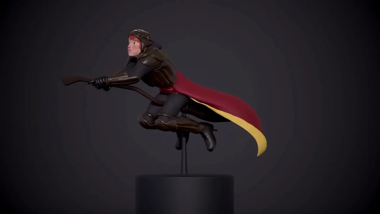 Ron Weasley: Loyal Friend and Gryffindor Hero (Harry Potter 3D Print STL)