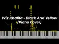 Download Lagu Wiz Khalifa - Black And Yellow (Piano Cover)