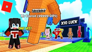 USING X10 LUCK TO GROW A HUGE MR CARROT - PALDO | PLANTS vs BRAINROTS | ROBLOX | Tagalog | TankDemic