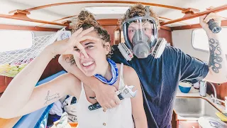 Our Boat Bathroom Broke!