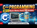 C Day 3 Master Memory Basics with Variables