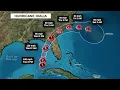 Hurricane Idalia path map and timing