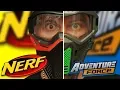 NERF Guns vs ADVENTURE Force