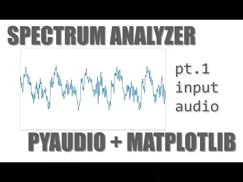 Download MP3 Let's Build an Audio Spectrum Analyzer in Python! (pt. 1) the waveform viewer.