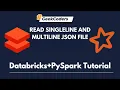 Read Singleline and Multiline JSON in PySpark using Databricks Databricks Tutorial