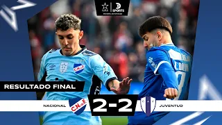 ¡EN LA ÚLTIMA JUGADA! SE LE ESCAPARON los 3 PUNTOS a #NACIONAL | Nacional 2–2 Juventud | Resumen